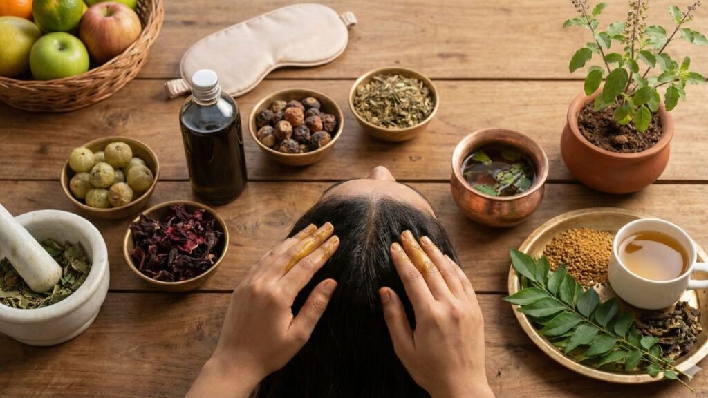 8 Ayurvedic Hair Care Rituals to Strengthen Your Roots Naturally